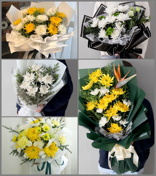 广东肇庆市广宁县赤坑镇惠爱村白事花束代送